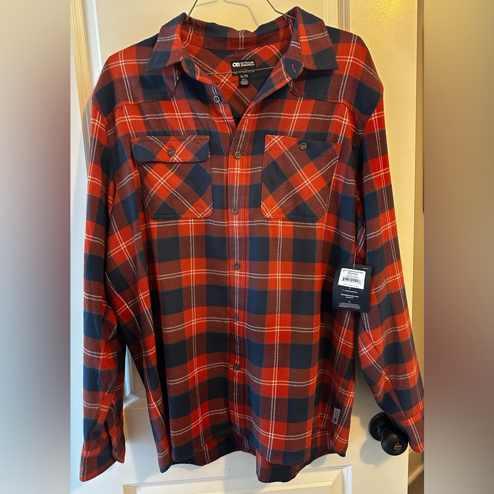 OutDoor Research Flannel, never worn with tags. XL
